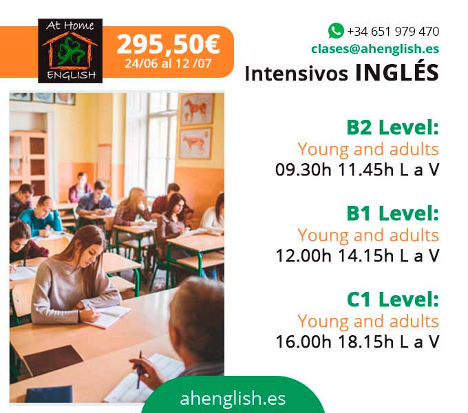 Cursos intensivos de inglés Rivas